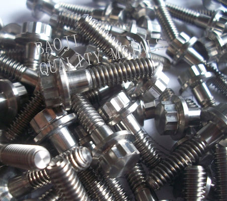 DIN912 DIN84 Titanium Standard Parts , M6 Titanium Bolts For Instrumentation